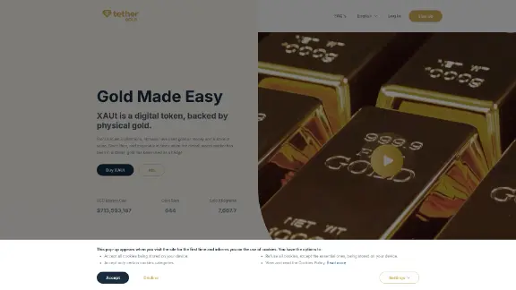 tether-gold background